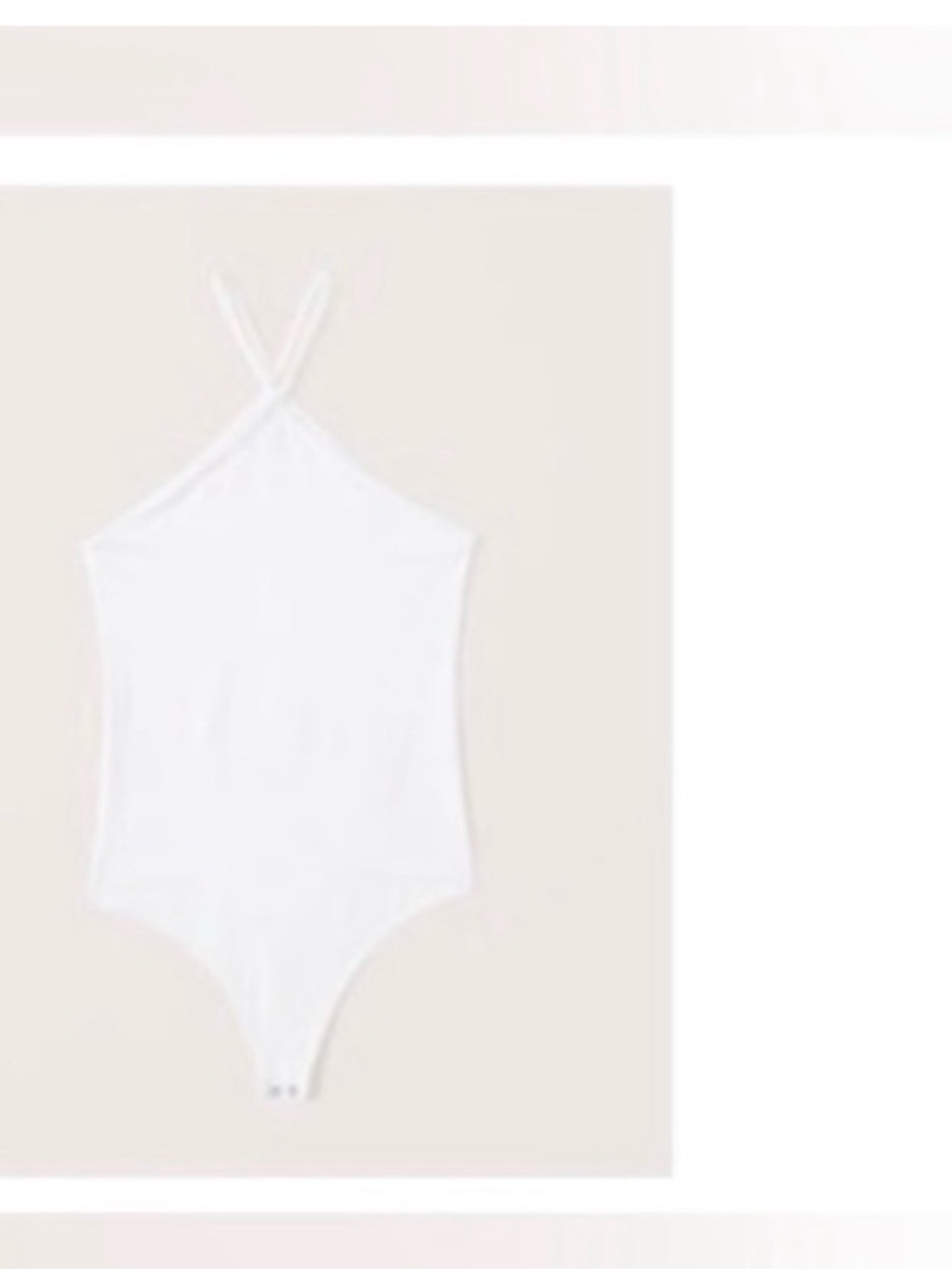 Abercrombie & Fitch White Bodysuit